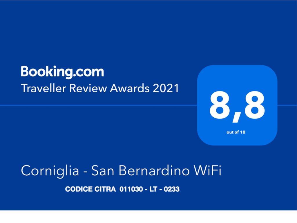 Апартаменты Corniglia - San Bernardino Wifi Экстерьер фото